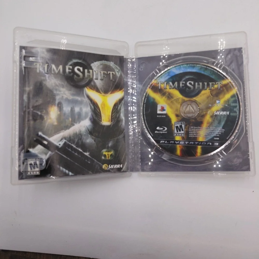 Sony Playstation 3 PS3 Timeshift Game 2007 Sierra Complete CIB + Manual